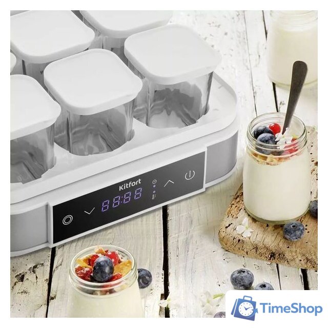 Йогуртница Kitfort KT-4096 - Изображение №6 — Интернет-магазин Time-Shop