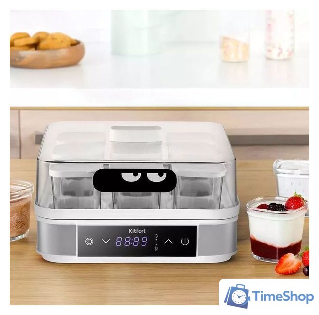 Йогуртница Kitfort KT-4096 - Изображение №5 — Интернет-магазин Time-Shop