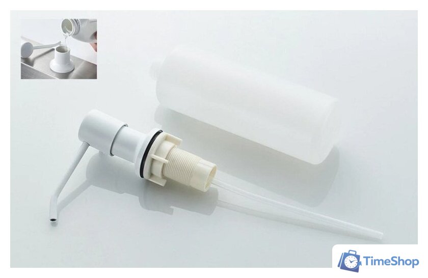 Кухонная мойка БелЭворс Rio + смеситель W74004-3 + дозатор L405H (белый) - Изображение №6 — Интернет-магазин Time-Shop