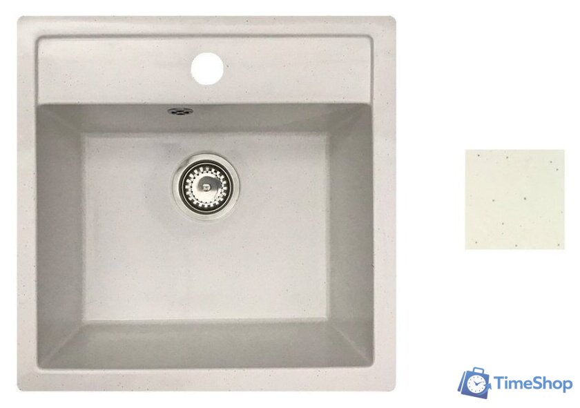 Кухонная мойка БелЭворс Rio + смеситель W74004-3 + дозатор L405H (белый) - Изображение №2 — Интернет-магазин Time-Shop