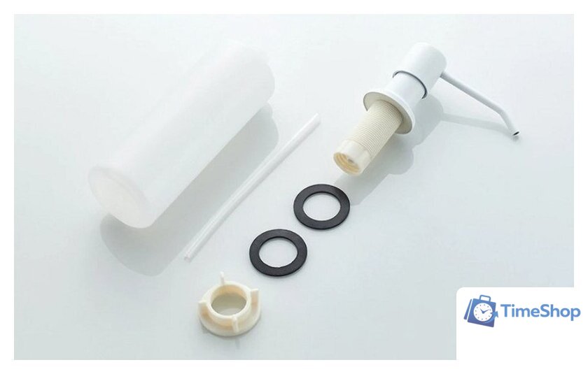 Кухонная мойка БелЭворс Rio + смеситель W74004-3 + дозатор L405H (белый) - Изображение №8 — Интернет-магазин Time-Shop