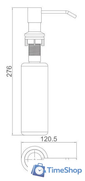 Кухонная мойка БелЭворс Rio + смеситель W74004-3 + дозатор L405H (белый) - Изображение №10 — Интернет-магазин Time-Shop
