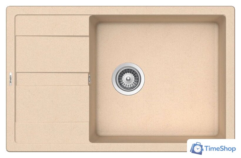 Кухонная мойка Schock Optima 60D Max Cristalite (лунный камень) - Изображение №1 — Интернет-магазин Time-Shop