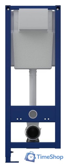 Унитаз подвесной Berges Wasserhaus Tornas Rimless + Atom 410 АТ-043331 (с кнопкой Atom белый) - Изображение №6 — Интернет-магазин Time-Shop