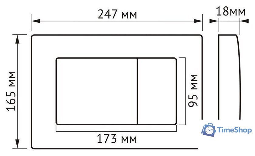 Унитаз подвесной Berges Wasserhaus Tornas Rimless + Atom 410 АТ-043331 (с кнопкой Atom белый) - Изображение №18 — Интернет-магазин Time-Shop