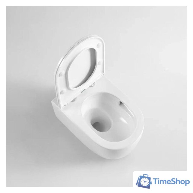 Унитаз подвесной Berges Wasserhaus Tornas Rimless + Atom 410 АТ-043331 (с кнопкой Atom белый) - Изображение №10 — Интернет-магазин Time-Shop