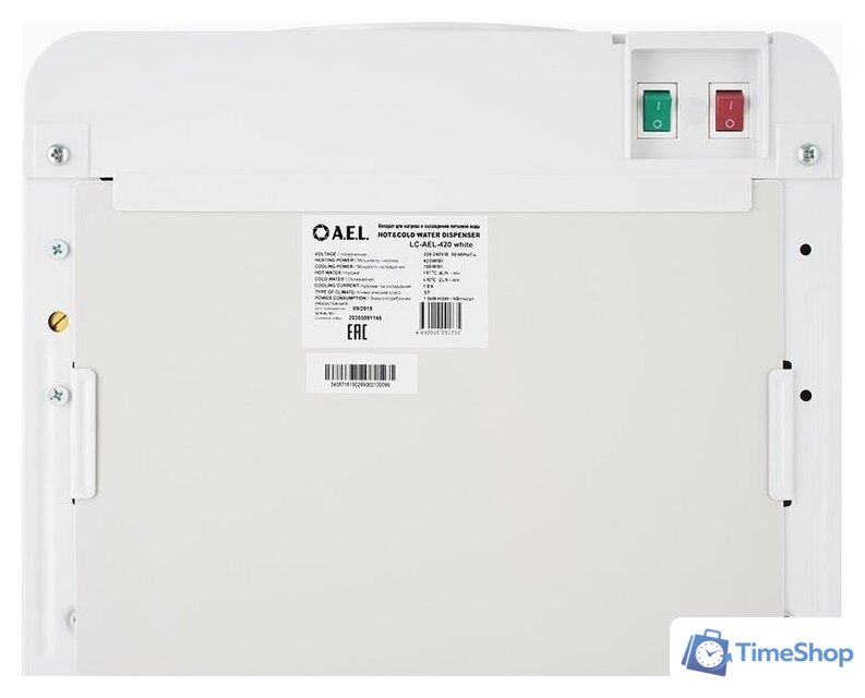 Кулер для воды AEL LC-AEL-420 (белый) - Изображение №6 — Интернет-магазин Time-Shop