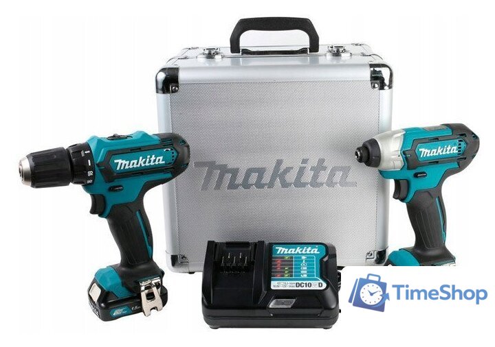  Makita CLX224X (шуруповерт, винтоверт, 2 АКБ, кейс) - Изображение №1 — Интернет-магазин Time-Shop