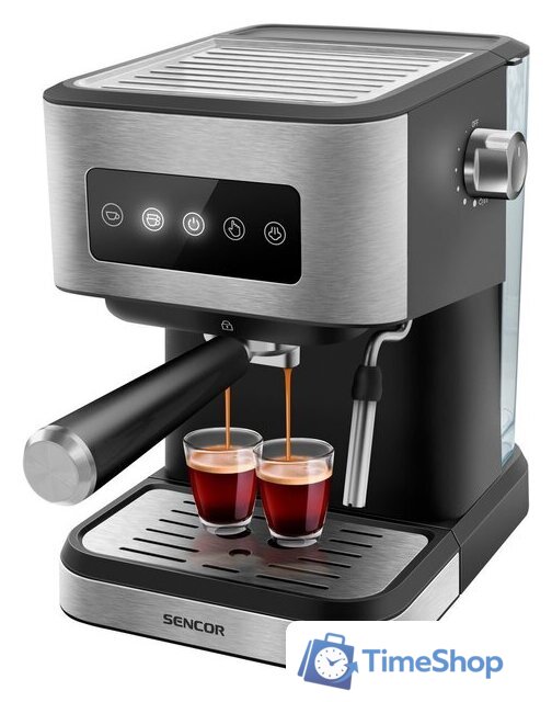 Рожковая кофеварка Sencor SES 4020SS - Изображение №1 — Интернет-магазин Time-Shop