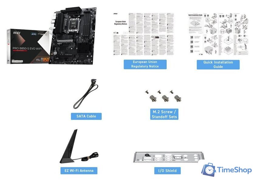 Материнская плата MSI Pro B850-S Evo WiFi - Изображение №6 — Интернет-магазин Time-Shop