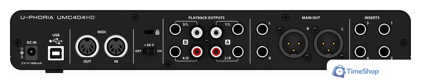  Behringer U-Phoria UMC404HD - Изображение №4 — Интернет-магазин Time-Shop