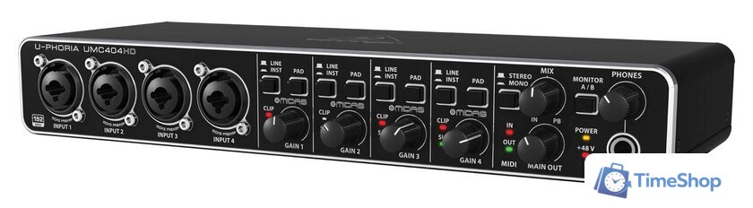  Behringer U-Phoria UMC404HD - Изображение №3 — Интернет-магазин Time-Shop