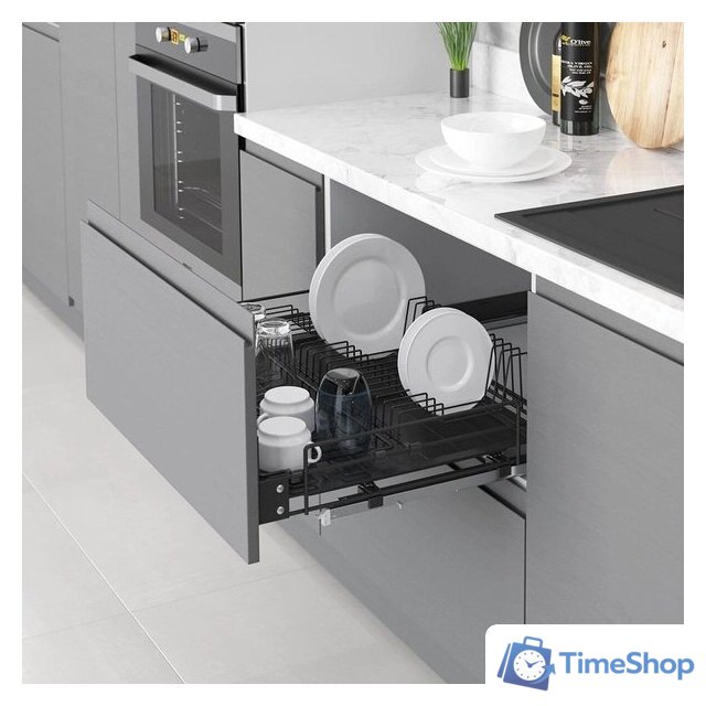 Корзина-сушка выдвижная Starax S-2032-A (антрацит) - Изображение №2 — Интернет-магазин Time-Shop