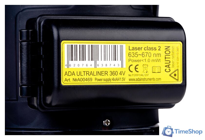 Лазерный нивелир ADA Instruments ULTRALiner 360 4V [A00469] - Изображение №9 — Интернет-магазин Time-Shop
