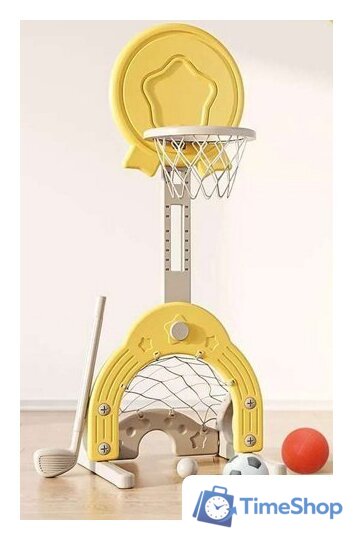 Баскетбольная стойка Perfetto Sport Гольф PS-074-Y (жёлтый) - Изображение №1 — Интернет-магазин Time-Shop