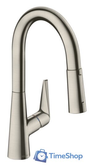 Смеситель Hansgrohe Talis S 72815800 (нержавеющая сталь) - Изображение №1 — Интернет-магазин Time-Shop