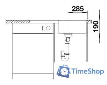 Кухонная мойка Blanco Zia 5 S (кофе) [520519] - Изображение №4 — Интернет-магазин Time-Shop