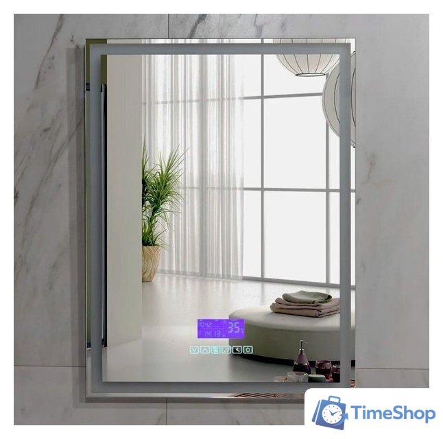  Пекам Зеркало Greta 80x90 greta-80x90MP (с подсветкой, с многофункциональной панелью, подогрев) - Изображение №15 — Интернет-магазин Time-Shop