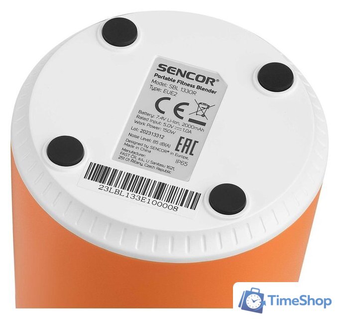 Портативный блендер Sencor SBL 133OR - Изображение №6 — Интернет-магазин Time-Shop