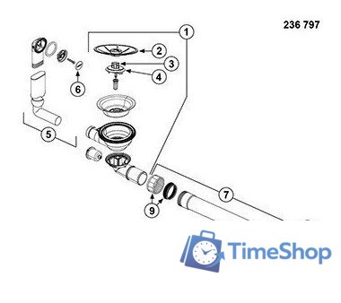 Кухонная мойка Blanco Faron XL 6 S 524812 (кофе) - Изображение №7 — Интернет-магазин Time-Shop
