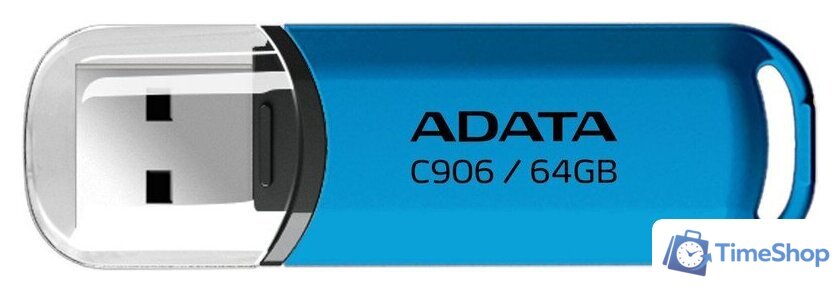 USB Flash ADATA C906 64GB (синий) - Изображение №1 — Интернет-магазин Time-Shop