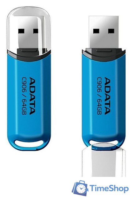USB Flash ADATA C906 64GB (синий) - Изображение №2 — Интернет-магазин Time-Shop