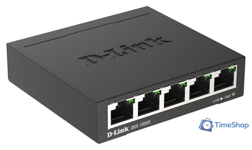 Неуправляемый коммутатор D-Link DGS-1005D/R1A - Изображение №2 — Интернет-магазин Time-Shop
