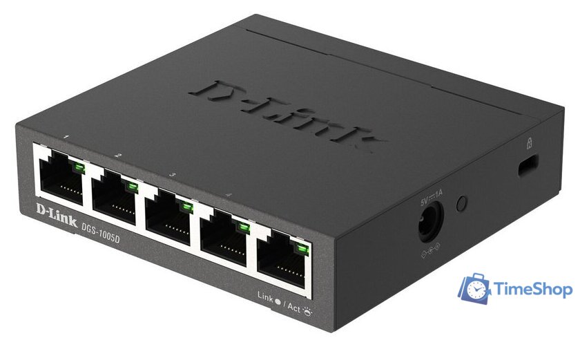 Неуправляемый коммутатор D-Link DGS-1005D/R1A - Изображение №3 — Интернет-магазин Time-Shop