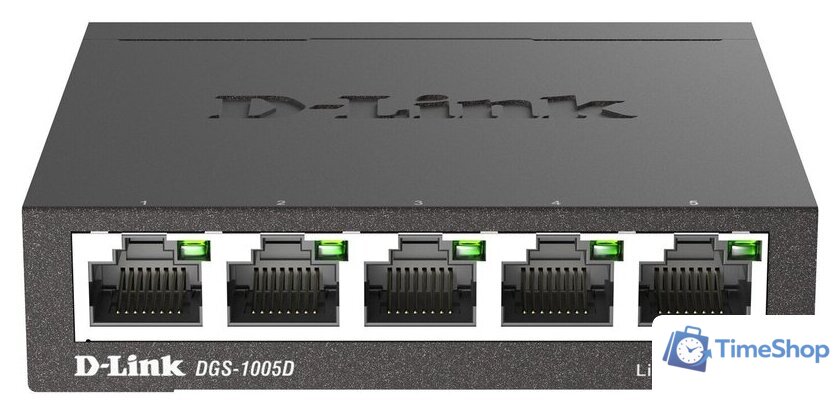 Неуправляемый коммутатор D-Link DGS-1005D/R1A - Изображение №1 — Интернет-магазин Time-Shop