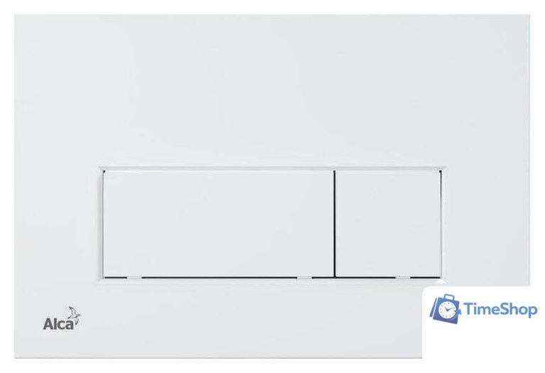 Панель смыва Alcaplast M576 (белый матовый) - Изображение №1 — Интернет-магазин Time-Shop