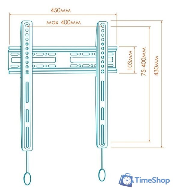 Кронштейн для телевизора Onkron FM2 - Изображение №6 — Интернет-магазин Time-Shop