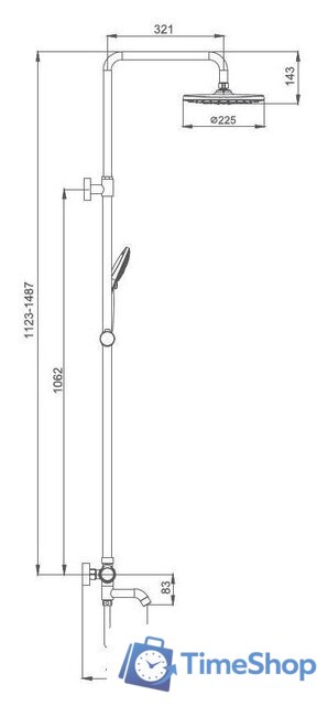 Душевая система  Gappo G2490-6 - Изображение №13 — Интернет-магазин Time-Shop