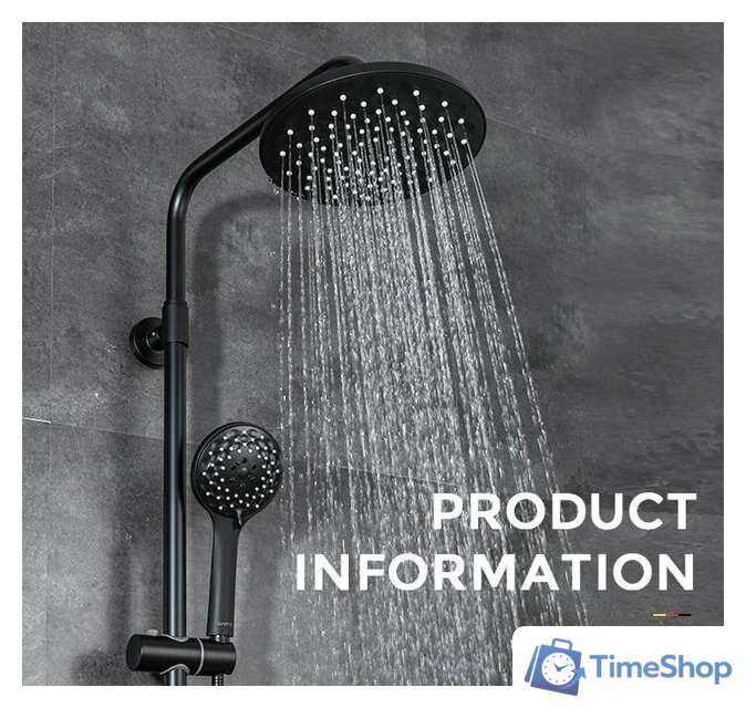 Душевая система  Gappo G2490-6 - Изображение №2 — Интернет-магазин Time-Shop