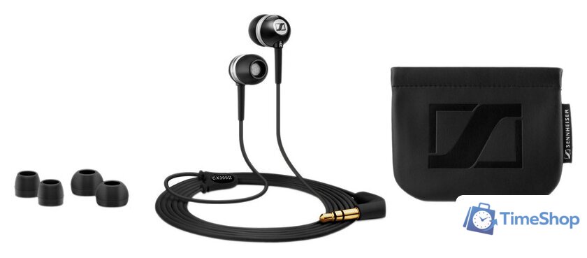 Наушники Sennheiser CX 300 II Precision (черный) - Изображение №3 — Интернет-магазин Time-Shop