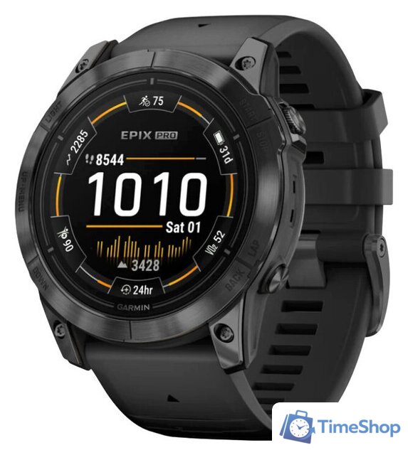 Умные часы Garmin Epix Pro Gen 2 Standard 51 мм (сланцево-серый/черный) - Изображение №1 — Интернет-магазин Time-Shop