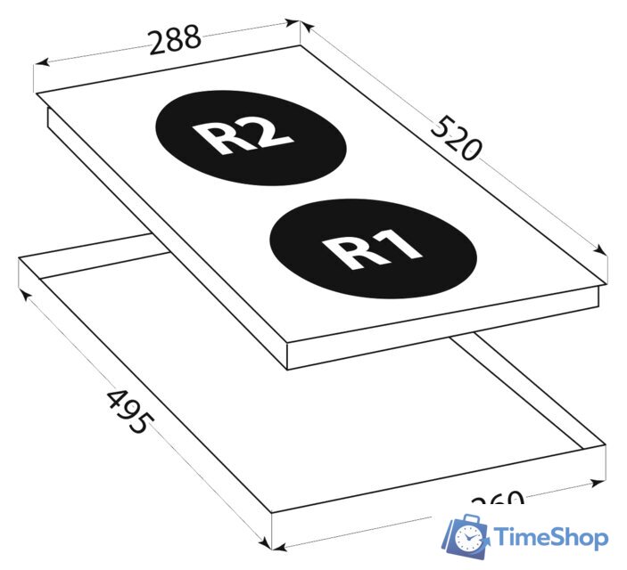 Варочная панель LEX EVI 320 BL [CHYO000179] - Изображение №6 — Интернет-магазин Time-Shop