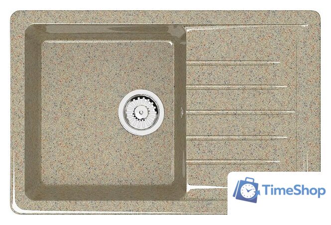 Кухонная мойка MARRBAXX Карельский камень модель 16/Q5 F016Q005 (песочный) - Изображение №1 — Интернет-магазин Time-Shop
