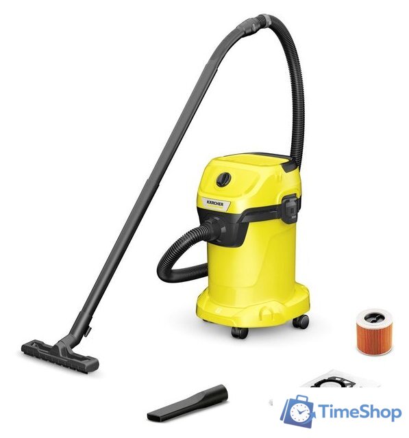 Пылесос Karcher WD 3 V-19/4/20 1.628-107.0 - Изображение №1 — Интернет-магазин Time-Shop