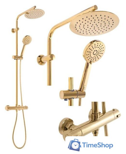 Душевая система  Rea Bliss Gold REA-P8806 - Изображение №1 — Интернет-магазин Time-Shop