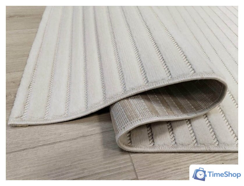 Ковер для жилой комнаты Radjab Carpet Сканди Сизаль Прямоугольник 10935A 12192RK (1.4x2, Krem/Krem) - Изображение №4 — Интернет-магазин Time-Shop