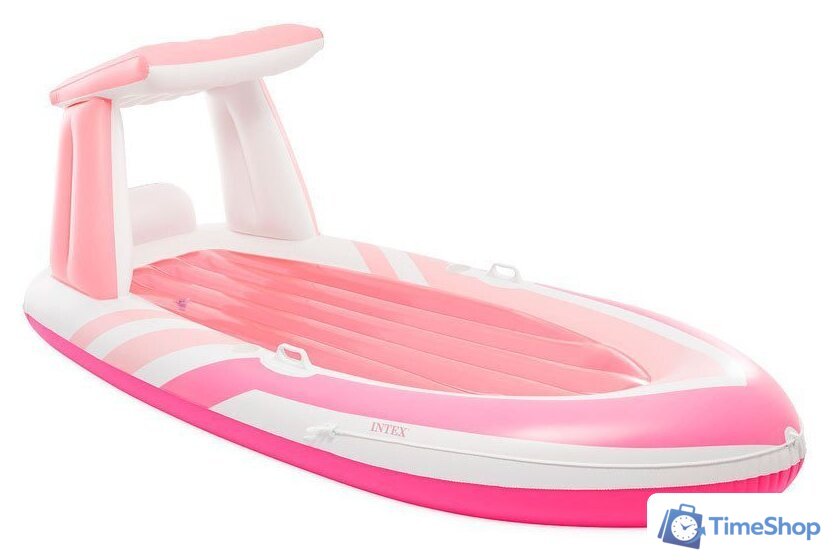 Надувной матрас для плавания Intex Pink Paradise 257х135 см 57804 - Изображение №1 — Интернет-магазин Time-Shop
