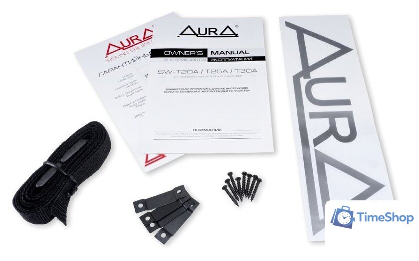 Корпусной активный сабвуфер Aura SW-T25A - Изображение №4 — Интернет-магазин Time-Shop