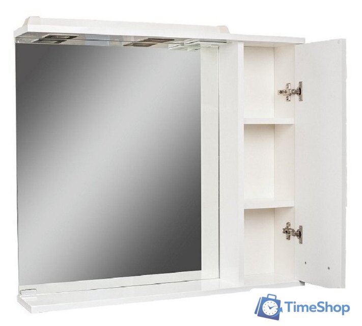  Домино Шкаф с зеркалом Cube 80 (правый) - Изображение №2 — Интернет-магазин Time-Shop