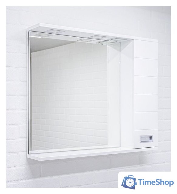  Домино Шкаф с зеркалом Cube 80 (правый) - Изображение №20 — Интернет-магазин Time-Shop