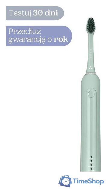 Электрическая зубная щетка Seysso Color Basic Aqua Grey - Изображение №1 — Интернет-магазин Time-Shop