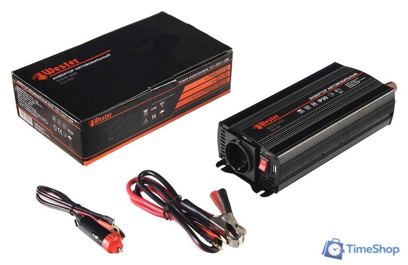 Автомобильный инвертор Wester MSW600 - Изображение №5 — Интернет-магазин Time-Shop