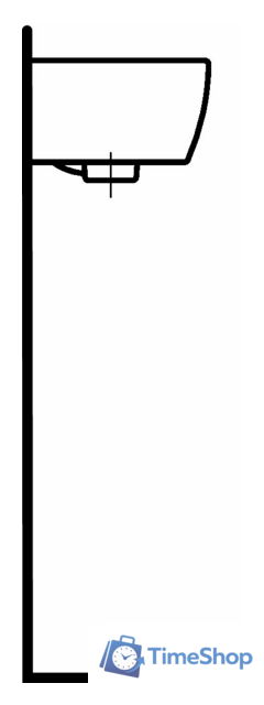 Умывальник Laufen PRO 816955 36x25 - Изображение №4 — Интернет-магазин Time-Shop