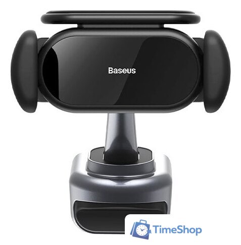 Держатель для смартфона Baseus T-Space Solar Electric Car Mount C40351300111-00 - Изображение №1 — Интернет-магазин Time-Shop