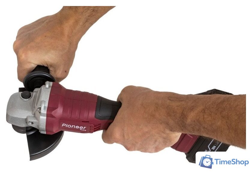 Угловая шлифмашина Pioneer Tools Master AG-M20V-125-01B USP (с 1-им АКБ, кейс) - Изображение №10 — Интернет-магазин Time-Shop
