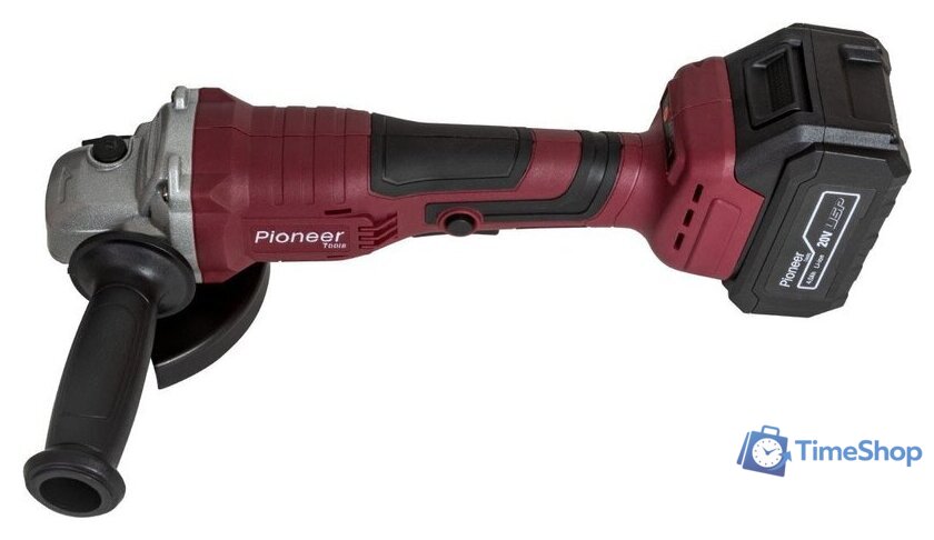 Угловая шлифмашина Pioneer Tools Master AG-M20V-125-01B USP (с 1-им АКБ, кейс) - Изображение №2 — Интернет-магазин Time-Shop